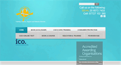 Desktop Screenshot of ambertraining.org.uk